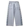 Trendy Men's Straight-Leg Side Striped Jeans