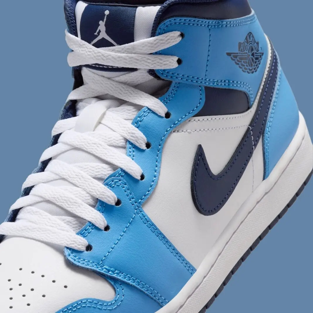 Nike Air Jordan 1 Mid University Blue Midnight Navy DQ8426-405 Men’s Shoes NEW Basketball Sneakers