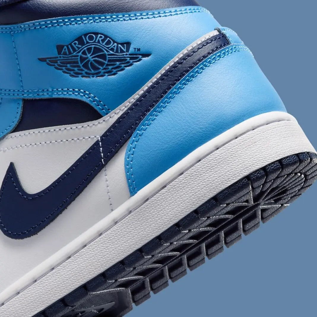 Nike Air Jordan 1 Mid University Blue Midnight Navy DQ8426-405 Men’s Shoes NEW Basketball Sneakers