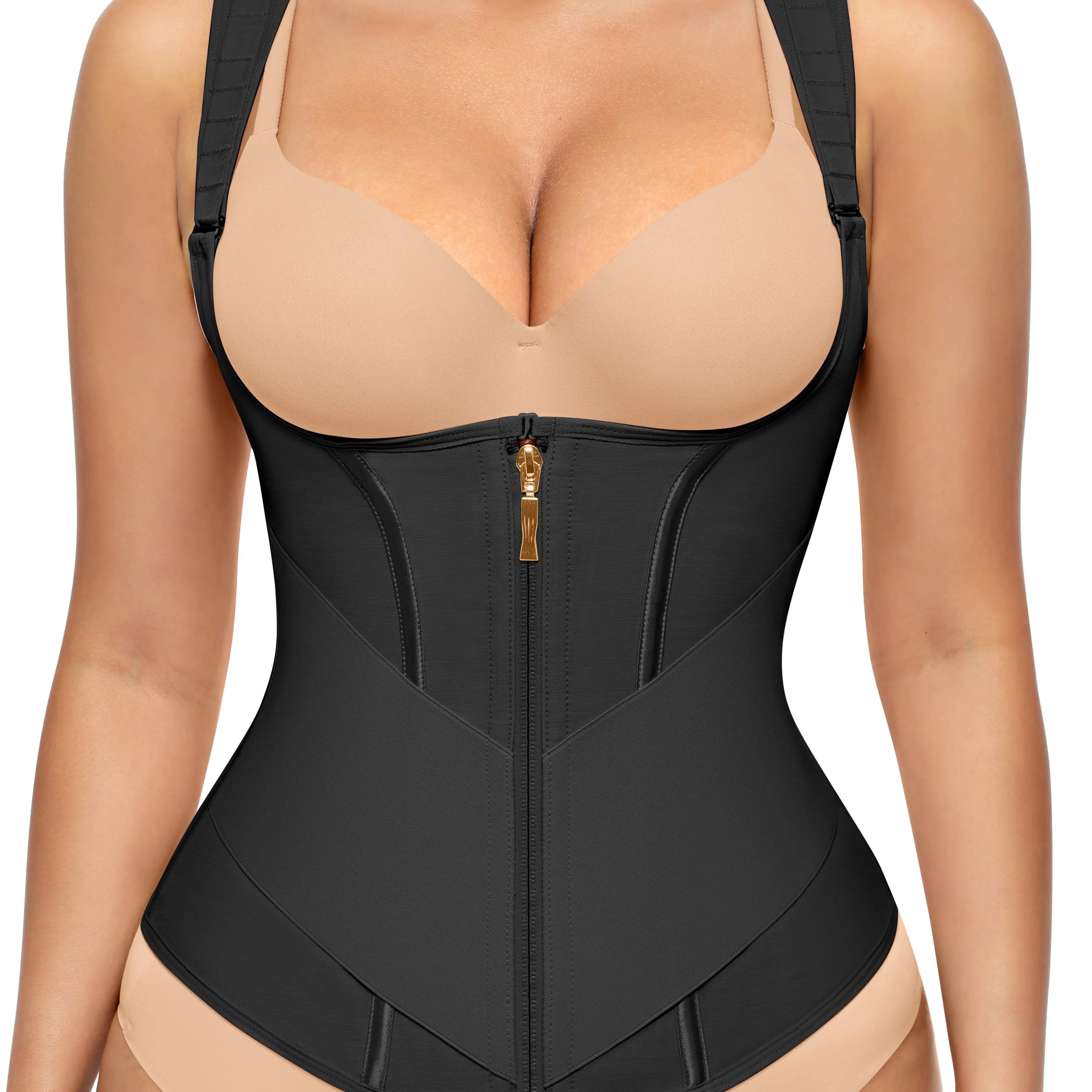 Feelingirl #LIVE FeelVibe Waist Trainer for Women Latex Waist Trainers Vest Adjustable Wide Straps SummerVibes
