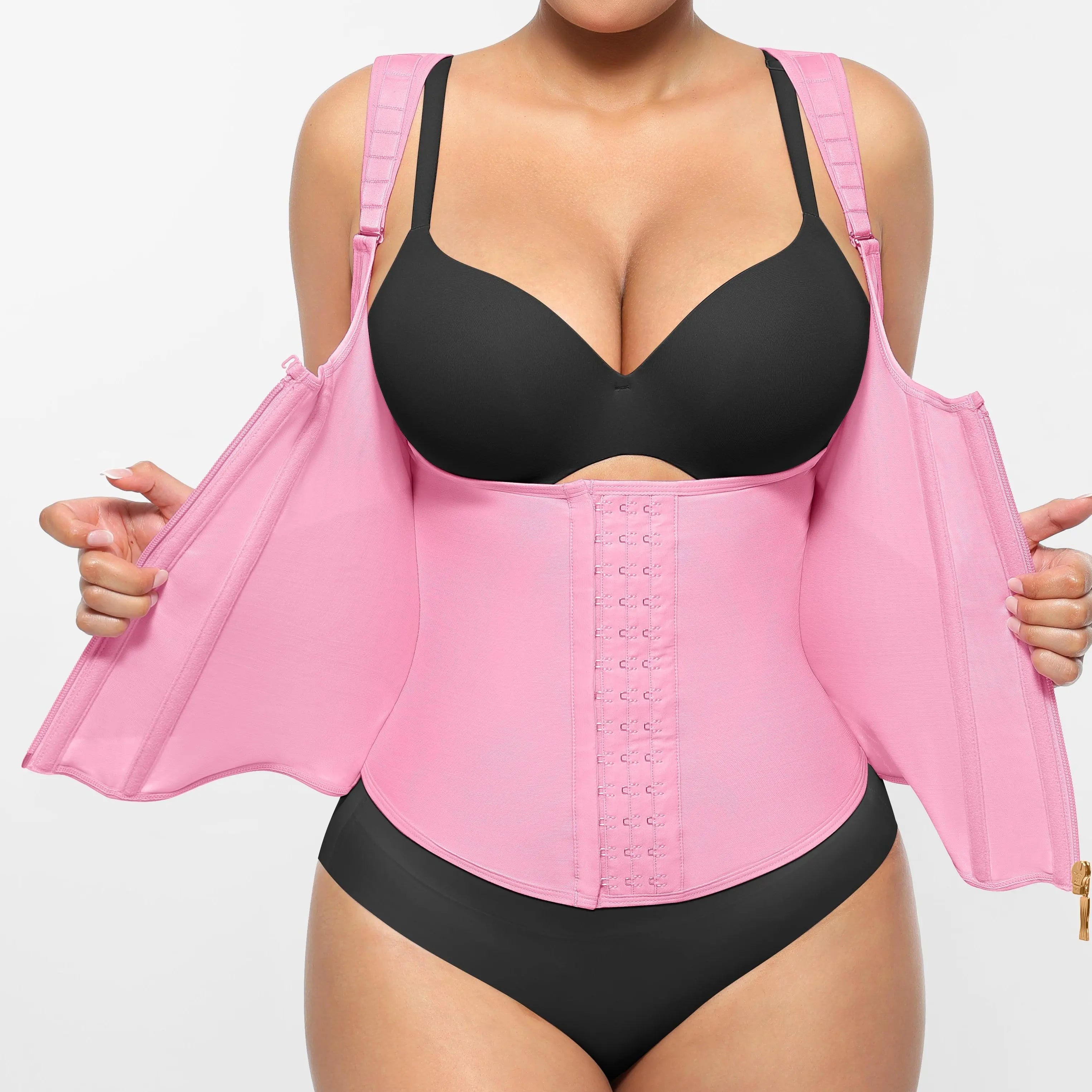 Feelingirl #LIVE FeelVibe Waist Trainer for Women Latex Waist Trainers Vest Adjustable Wide Straps SummerVibes