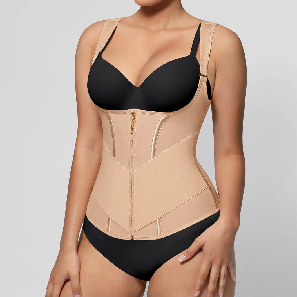 Feelingirl #LIVE FeelVibe Waist Trainer for Women Latex Waist Trainers Vest Adjustable Wide Straps SummerVibes