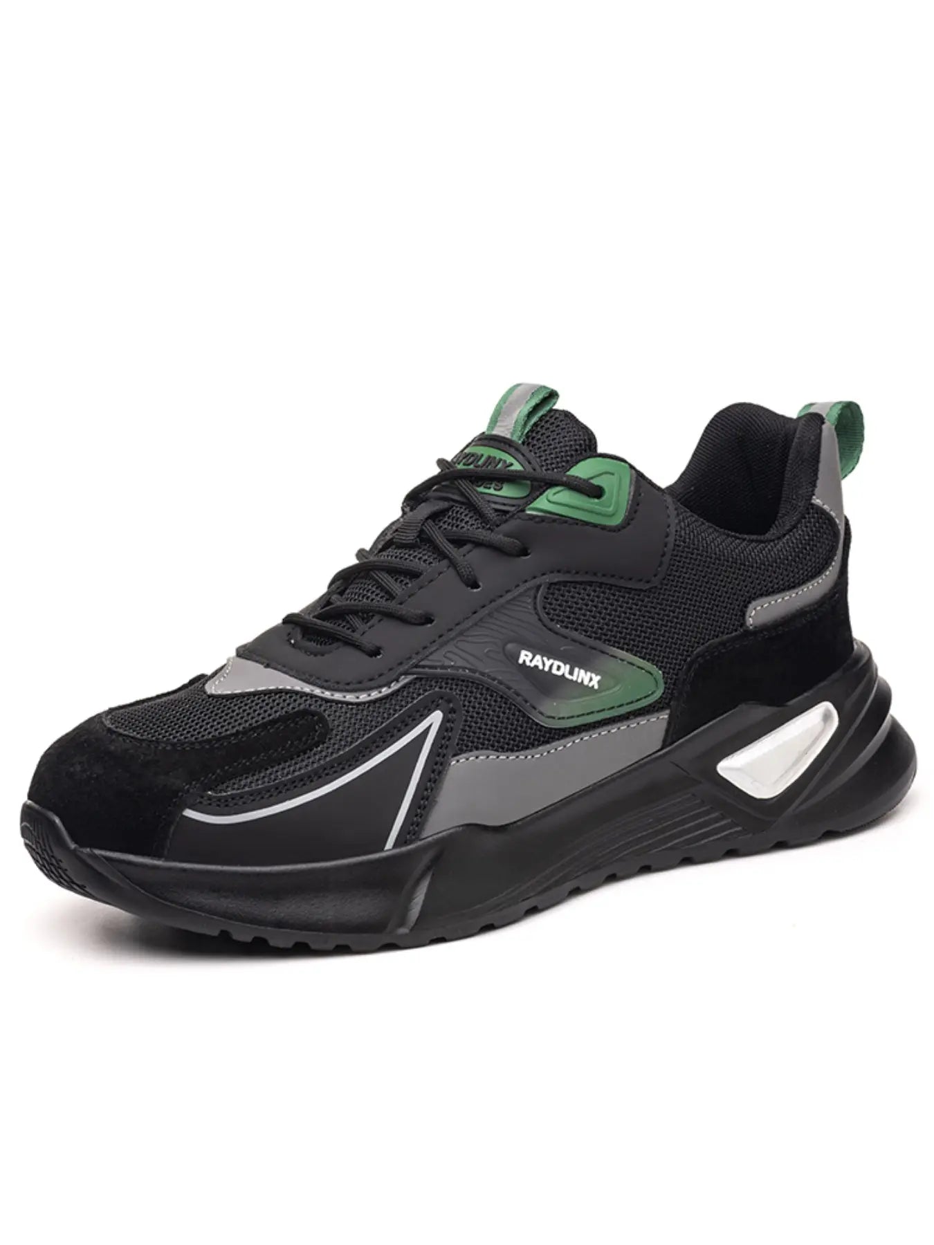Men's Steel Toe Anti-Puncture Safety Shoes, Lightweight Comfortable Breathable Mesh Fabric, Odor-Resistant Worksite Safety Footwear, Durable Construction Footwear, Construction Work Shoes, Working Shoes, Protective Work Shoes