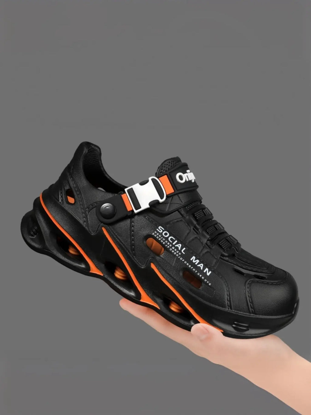 Fashion Waterproof Durable Anti-Slip Hollow-Out Sandals, Fashionable Breathable Lace-Up EVA Shoes for All Seasons